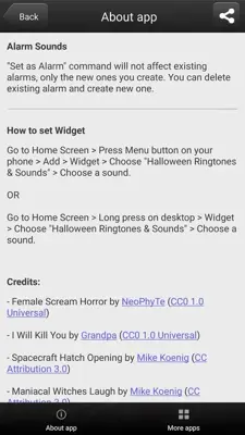 Halloween Ringtones & Sounds android App screenshot 0